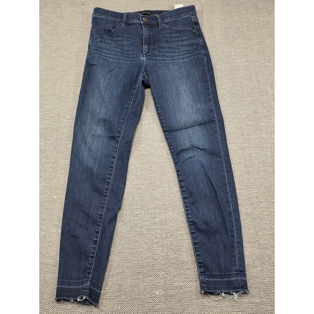 Banana Republic‎ High Rise Legging Premium Denim Dark Wash Jeans Size 28